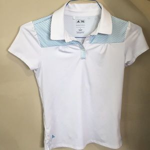 Adidas girls youth golf shirt